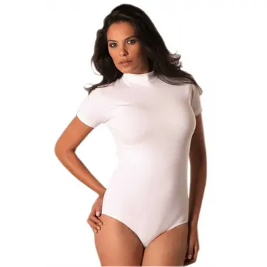 BALIKÇI YAKA KISA KOLLU BODY 4056