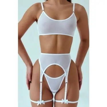 Beyaz Jartiyer Takım