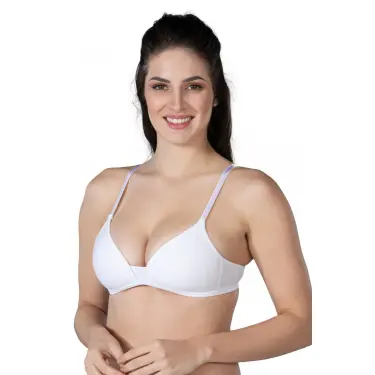 BEYAZ MI Emay 1417 Modal Cotton Kaplı Sütyen