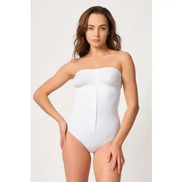 BEYAZ MI Emay 2088 Önden Agraflı Slip Korse