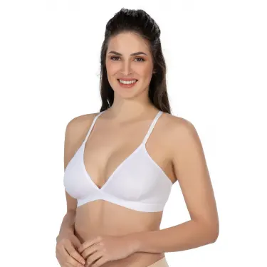 BEYAZ MI Emay 2809 Lazer Kesim Yapıştırma İz Ypmz Sütyen