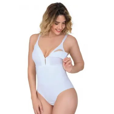 BEYAZ MI Emay 2944 Sırt Destekli Badi Emzirme Korse