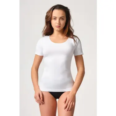 BEYAZ MI Emay 5004 Soft Yarım Kollu Atlet