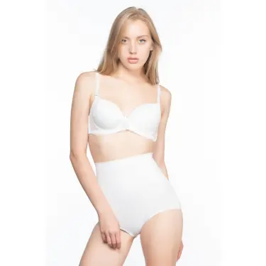 BEYAZ MI Emay 7024 Yüksek Bel Slip Korse