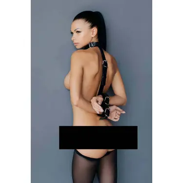 Bilekleri Bağlamalı Seksi Tasma Set - Brf327