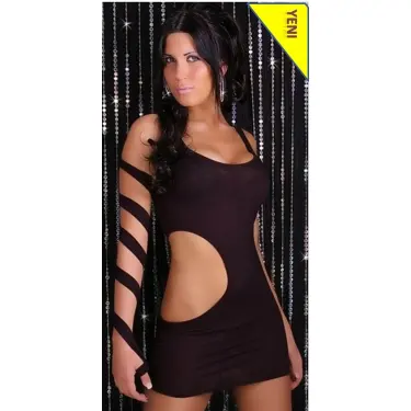 Br031074 Fantazi Mini Elbise