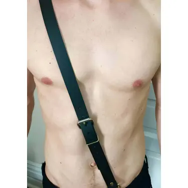 Çapraz Seksi Deri Erkek  Kemeri - Brfm30