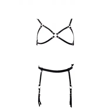 Deri Jartiyer Takım Harness - Brf228