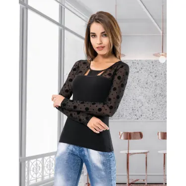 Derya Kurşun Uzun Kol Kadın Body 120