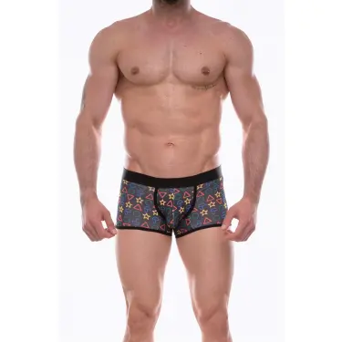 Don Moris Erkek  Desenli Mini Boxer
