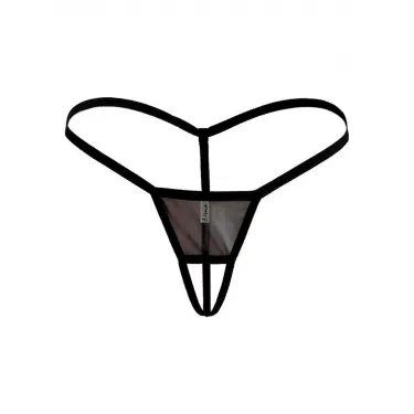 Fantazi İç Giyim Kadın Mini Siyah Fantezi G String