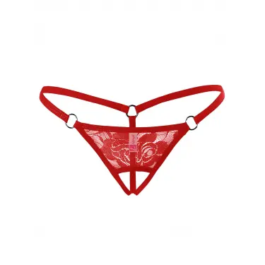 Fantezi İç Giyim Ağı Açık Dantelli Fantazi G String