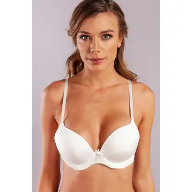 Garabina Foam Cup  Push Up Bra, Ekru Konforlu Ve Şık Sütyen