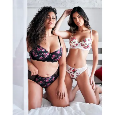 Gardenia Big Size Plunge Bra, Ekru Konforlu Ve Şık Sütyen