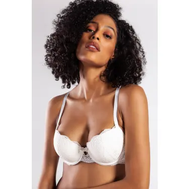 G.colors Balconette Foam Push Up Bra, Ekru Konforlu Ve Şık Sütyen