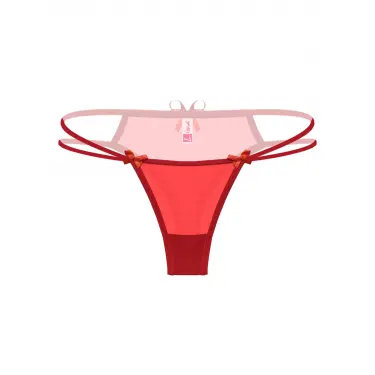 Kadın Fantezi Külot Kırmızı Renk