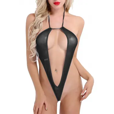 Kadın Siyah Renk Transparan Fantezi İç Giyim