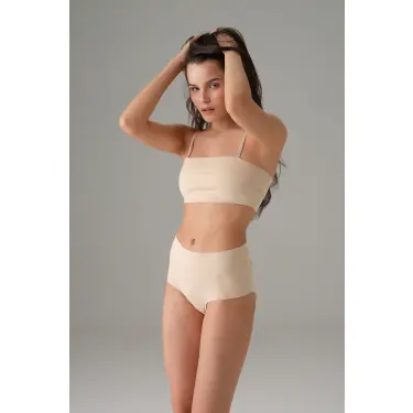 Kadın Ten Invisible Askılı Büstiyer 5583
