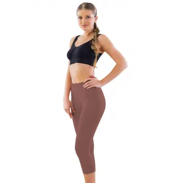 KAHVE MI Emay 7600 Likralı Kapri Tayt