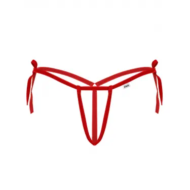 Kırmızı İpli Kadın Büyük Beden Fantazi G String