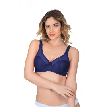 LACİVERT  MI Emay 169 C Basic Balenli Toparlayıcı Sütyen