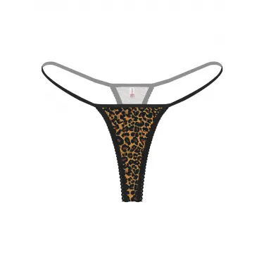 Leopar Desenli Kadın Fantezi String