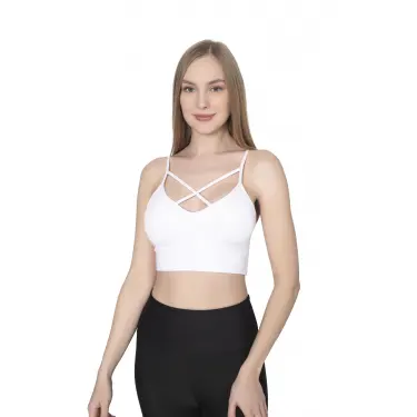 LYYN 1052 Pinkhan Ön Çapraz Büstiyer Kadın