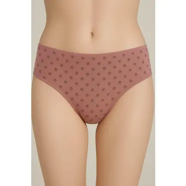 LYYN 7 Li Desenli Külot Kadın