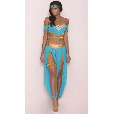 LYYN Arias Closet Fantezi Mavi Dansöz Kostümü