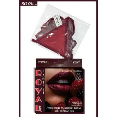 LYYN Arias Closet Fantezi Tüketilebilen Yenilebilir Karadut Aromalı İç Çamaşırı Takımı