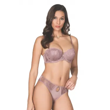 LYYN Brode Kaplı Slikonlu Sütyen Takım Kadın 5105