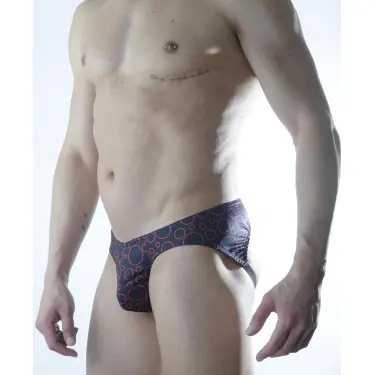 LYYN Erkek Daire Desenli Fantezi Jockstrap