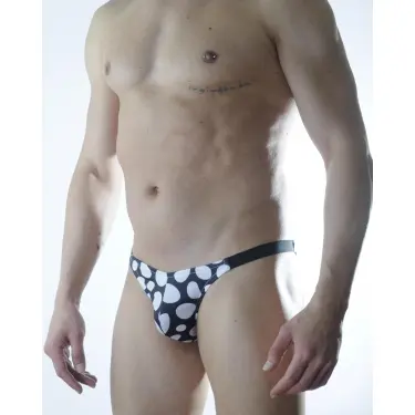 LYYN Erkek Desenli Brazillian Slip İç Çamaşırı