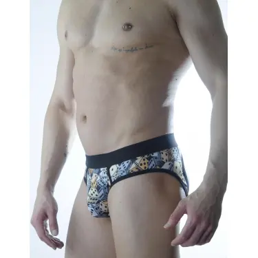 LYYN Erkek Fantezi Zar Desenli Jockstrap