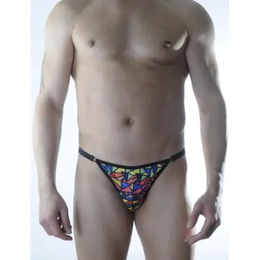 LYYN Erkek Metalli Renkli Slip Çamaşır