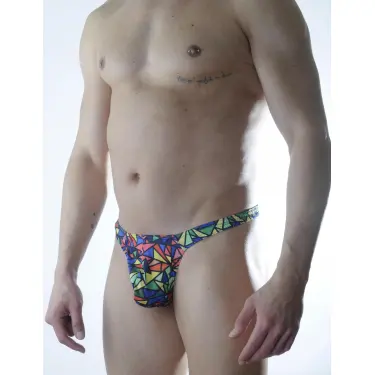 LYYN Erkek Renkli Tanga İç Çamaşırı