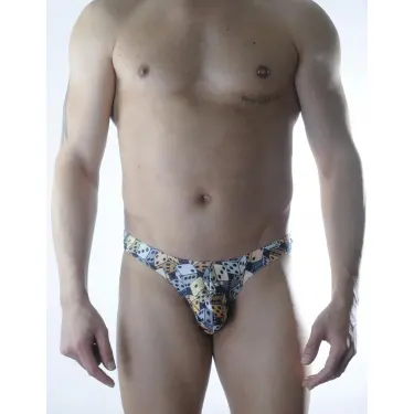 LYYN Erkek Zar Desenli Slip İç Çamaşır