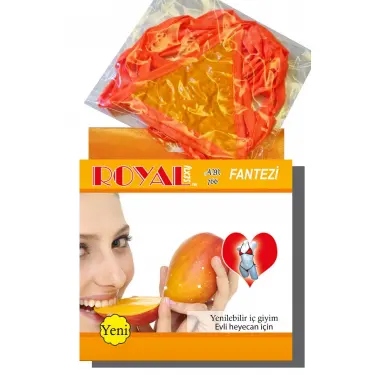 LYYN  Fantezi Tüketilebilen Yenilebilir Mango Aromalı İç Çamaşırı Takımı