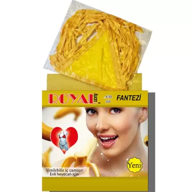 LYYN  Fantezi Tüketilebilen Yenilebilir Muz Aromalı İç Çamaşırı Takımı