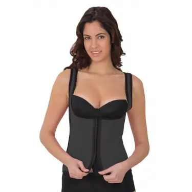 LYYN GRİ MI 9173 Agraflı Göğsü Açık Atlet Korse