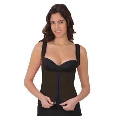 LYYN KAHVE MI 9173 Agraflı Göğsü Açık Atlet Korse