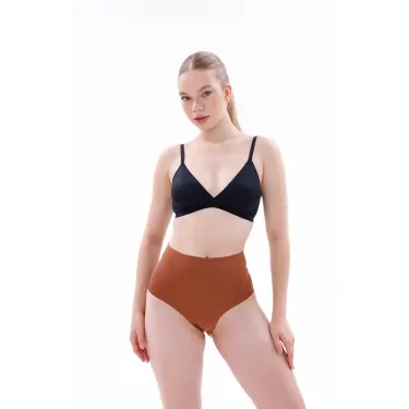 LYYN KAHVE MI EMAY 2704 Lazer Kesim Hayalet Külot