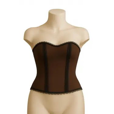 LYYN KAHVE MI Emay 9155 F Fırfırlı Terletici Büstiyer