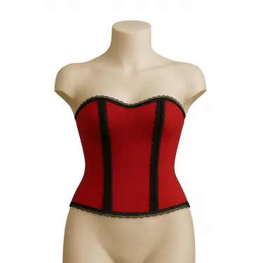 LYYN KIRMIZI MI Emay 9155 F Fırfırlı Terletici Büstiyer