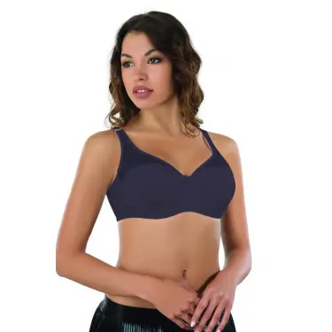 LYYN LACİVERT  MI Emay 167D Pedli Tül Toparlayıcı Sütyen