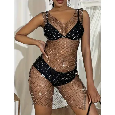 LYYN Mini Elbise Kolsuz