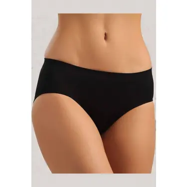 LYYN Siyah Dikişsiz Slip Külot
