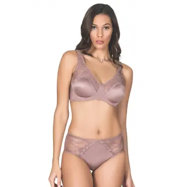 LYYN Soft Kaplı Dantel Geniş Askı Sütyen Takım Kadın 5035