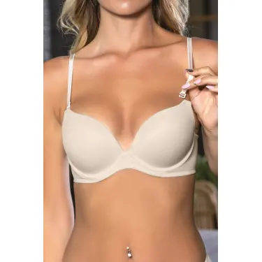 LYYN Ten Kadın Push-up Sütyen,destekli,dikişsiz,ayarlanabilir Askılı, Günlük Konfor İç Giyim