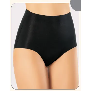 Miss Flex Siyah Lazer Kesim Yüksek Bel Bato Slip 6006